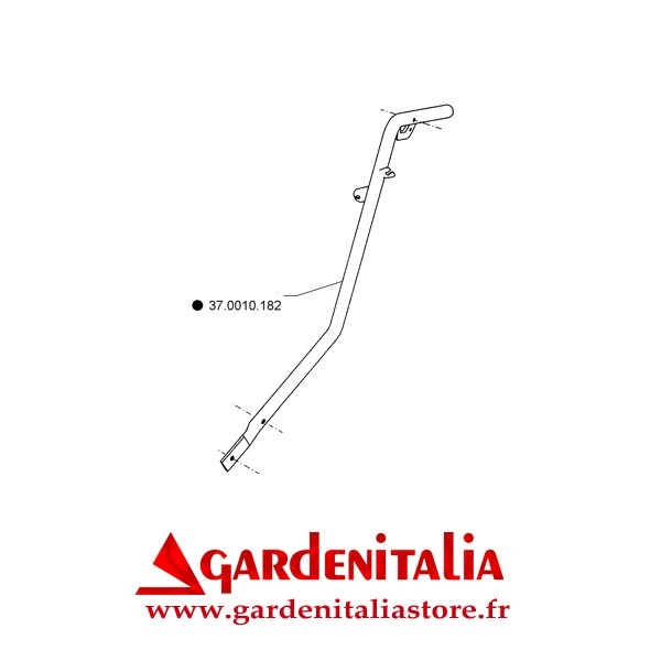 Guidon droite pour Motobineuse Z2 RM Eurosystems