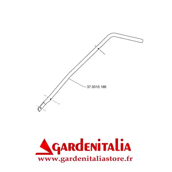 Guidon gauche pour Motobineuse Z2 Eurosystems