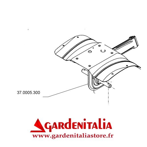 Châssis rouge pour Motobineuse Z2