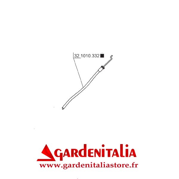 Câble accélérateur pour Motobineuse Z3 Eurosystems