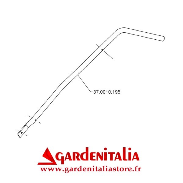 Guidon gauche pour Motobineuse Z3 Eurosystems