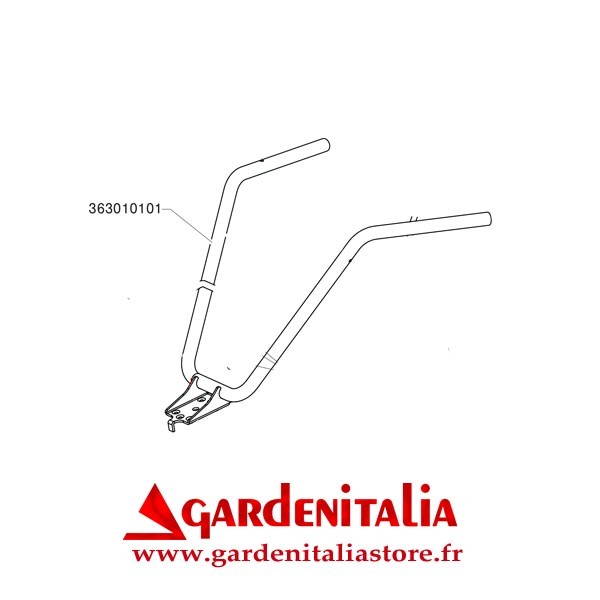 Guidon pour Motobineuse EURO 3 EVO Eurosystems